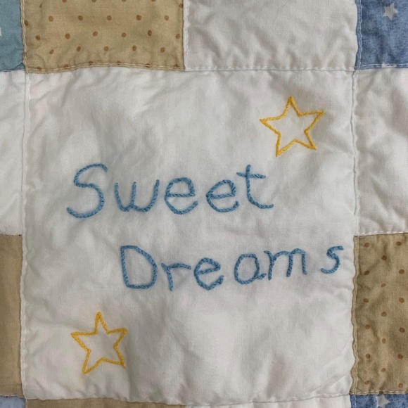 Quilted hand made baby quilt - Picture 3 of 3